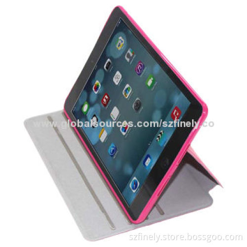Leather Stand Case for iPad Mini, 360-degree Rotating